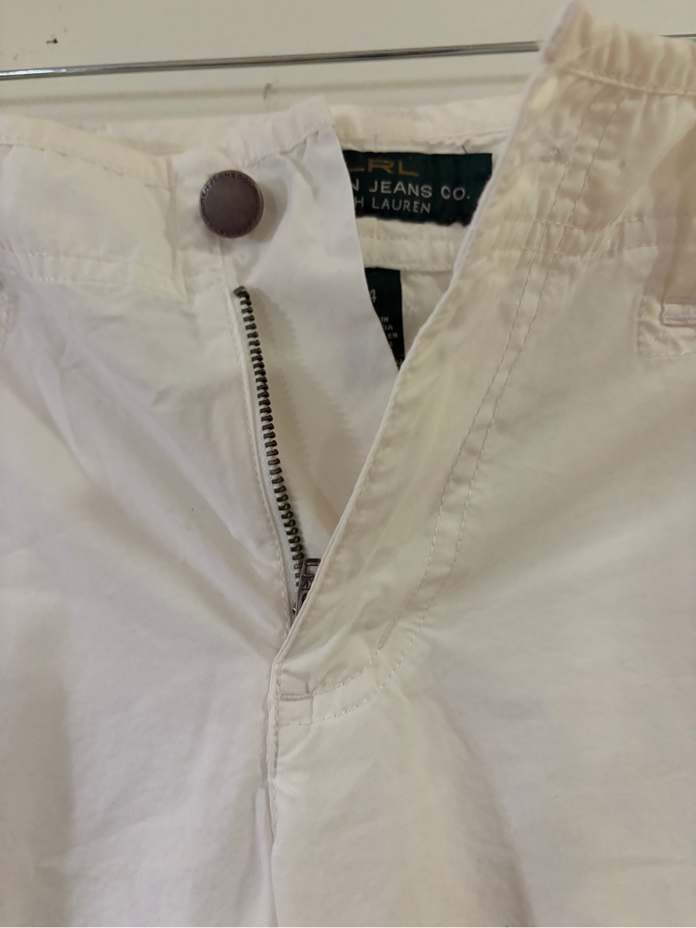 Straight Leg Cargo Pants - Cream - Picture 8 of 8